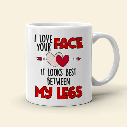 Couple, I Love Your Face, Personalized Mug, Couple Mug