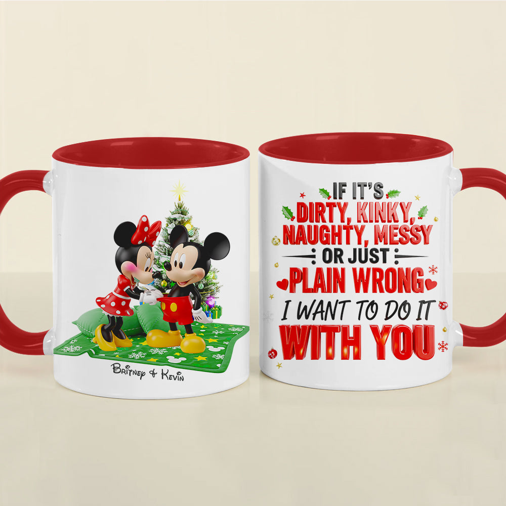 MkMo Naughty Love Magic Mouse - Personalized Accent Mug - Gift For Couples NA94