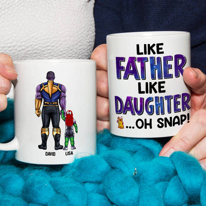 Like Father Like Daughter Personalized Coffee Mug DR-WHM-03QHDT130523TM