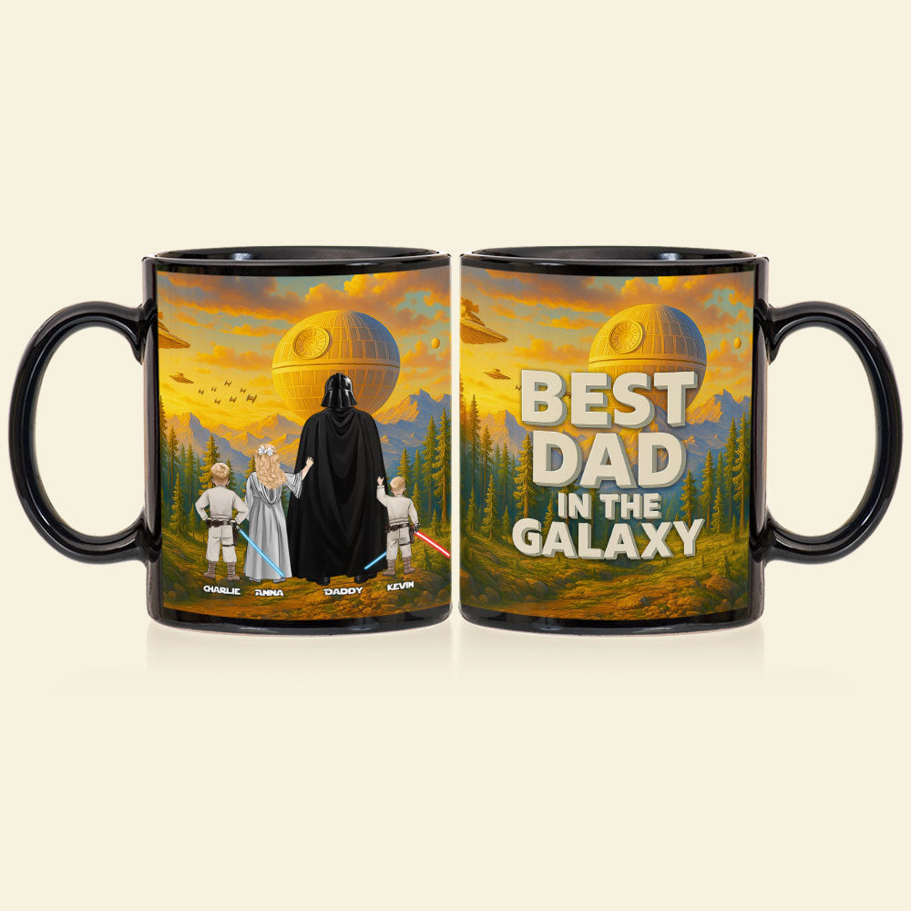 Galaxy Dad Coffee Mug - Personalized Gifts For Dad 01huti080525hg