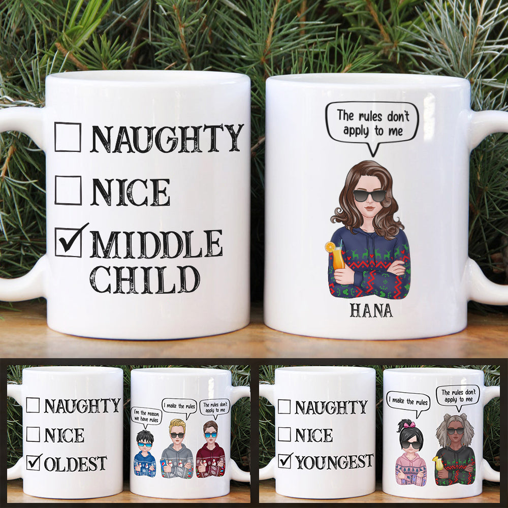 Personalized Funny Siblings Coffee Mug 03BHHH021122TM