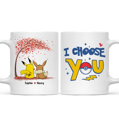 PoMo I Choose You - Personalized Mug - Gift for Couple, Him, Her | CL60 HH01