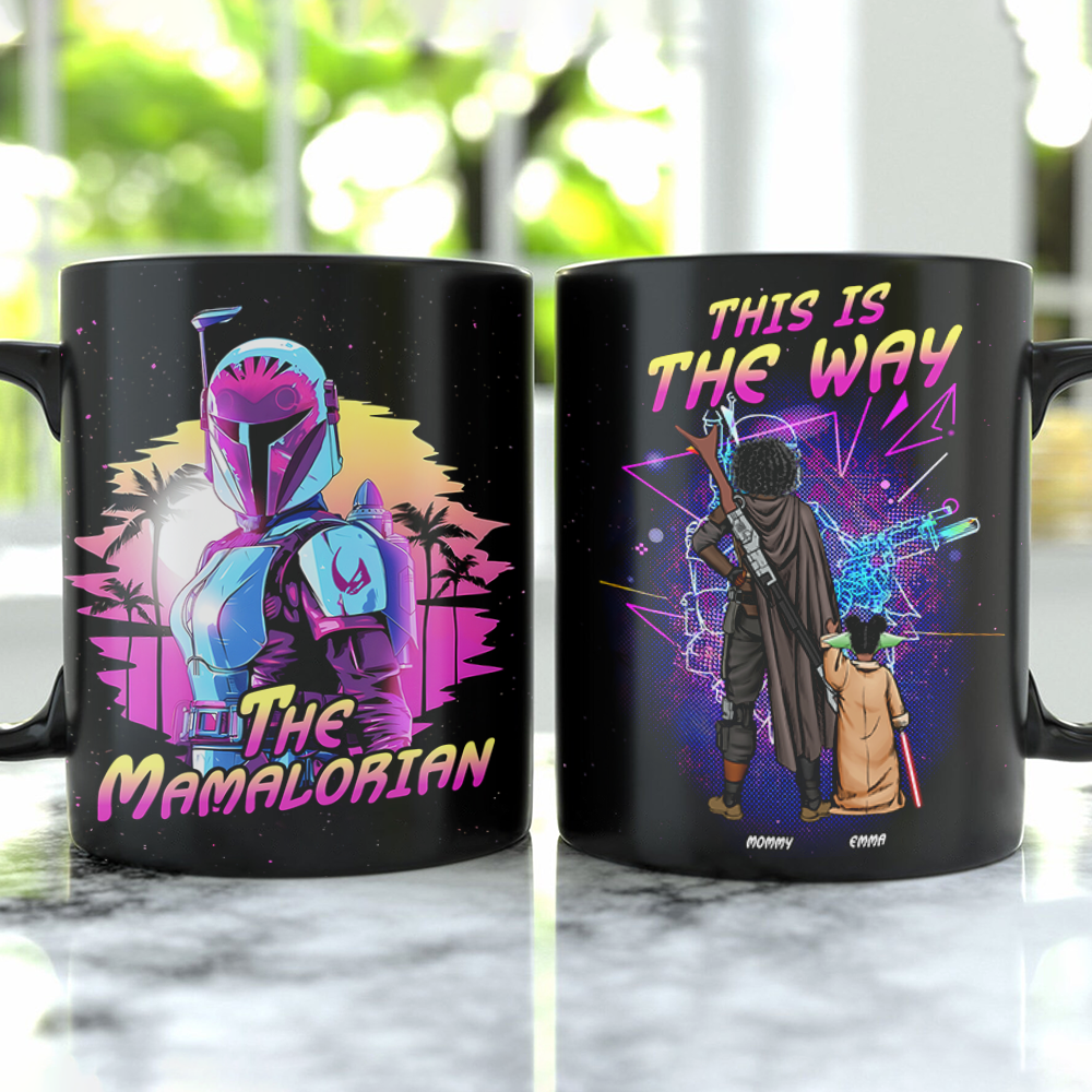 The Mamalorian This Is The Way - Personalized Ceramic Mug - Gift For Mom, Grandma | CL08.Ver3 HN02