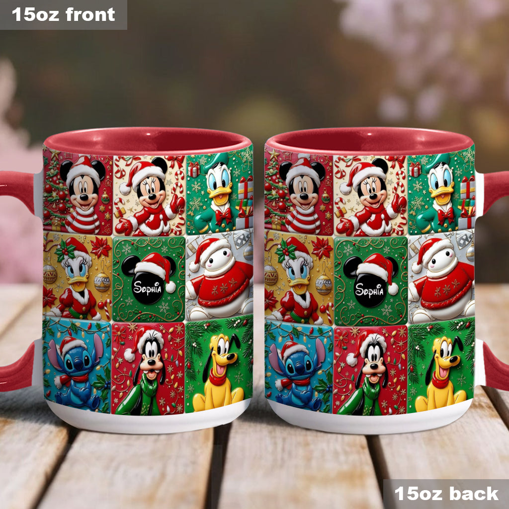 MkMo Magic Mouse In Christmas - Personalized Accent Mug - Gift For Fan Movies HH01