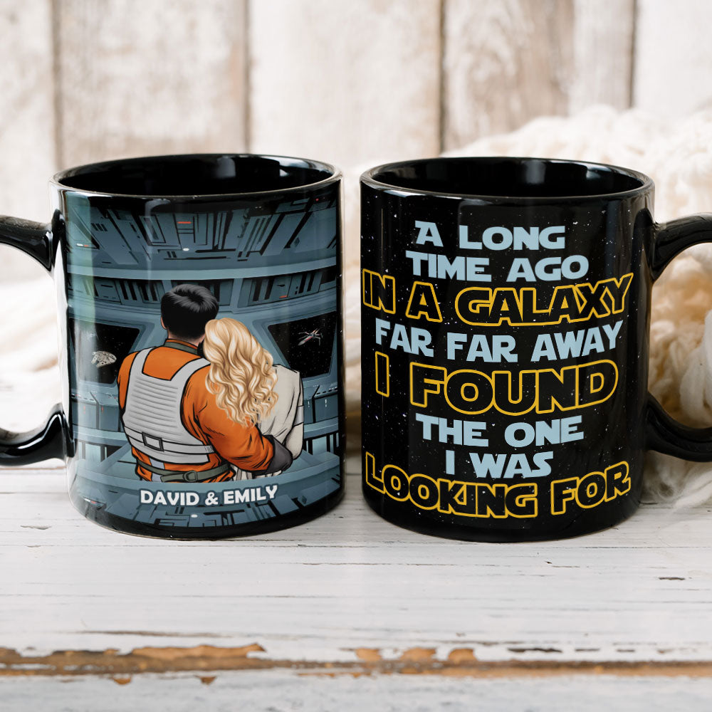 I Found The One I Was Looking For, Personalized Couple Mug, Anniversary Gift Idea, Gift For Him, Gift For Her, Couple Gift 01QHTI300623HH