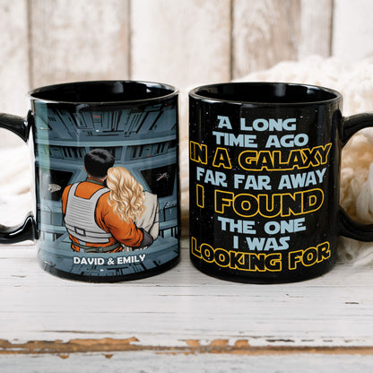 I Found The One I Was Looking For, Personalized Couple Mug, Anniversary Gift Idea, Gift For Him, Gift For Her, Couple Gift 01QHTI300623HH