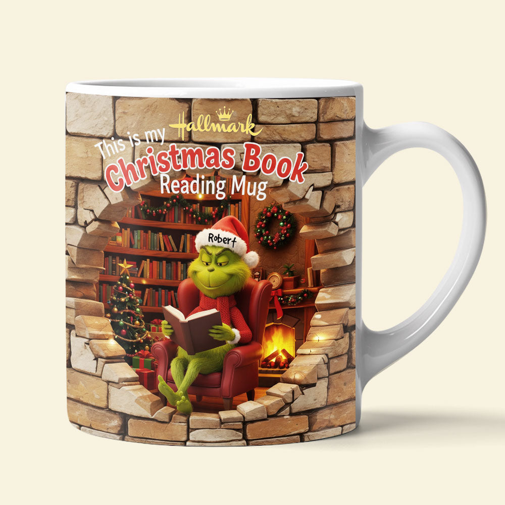 This Is My Hallmark Christmas Book - Personalized Mug - Gift For Book Lovers HH01