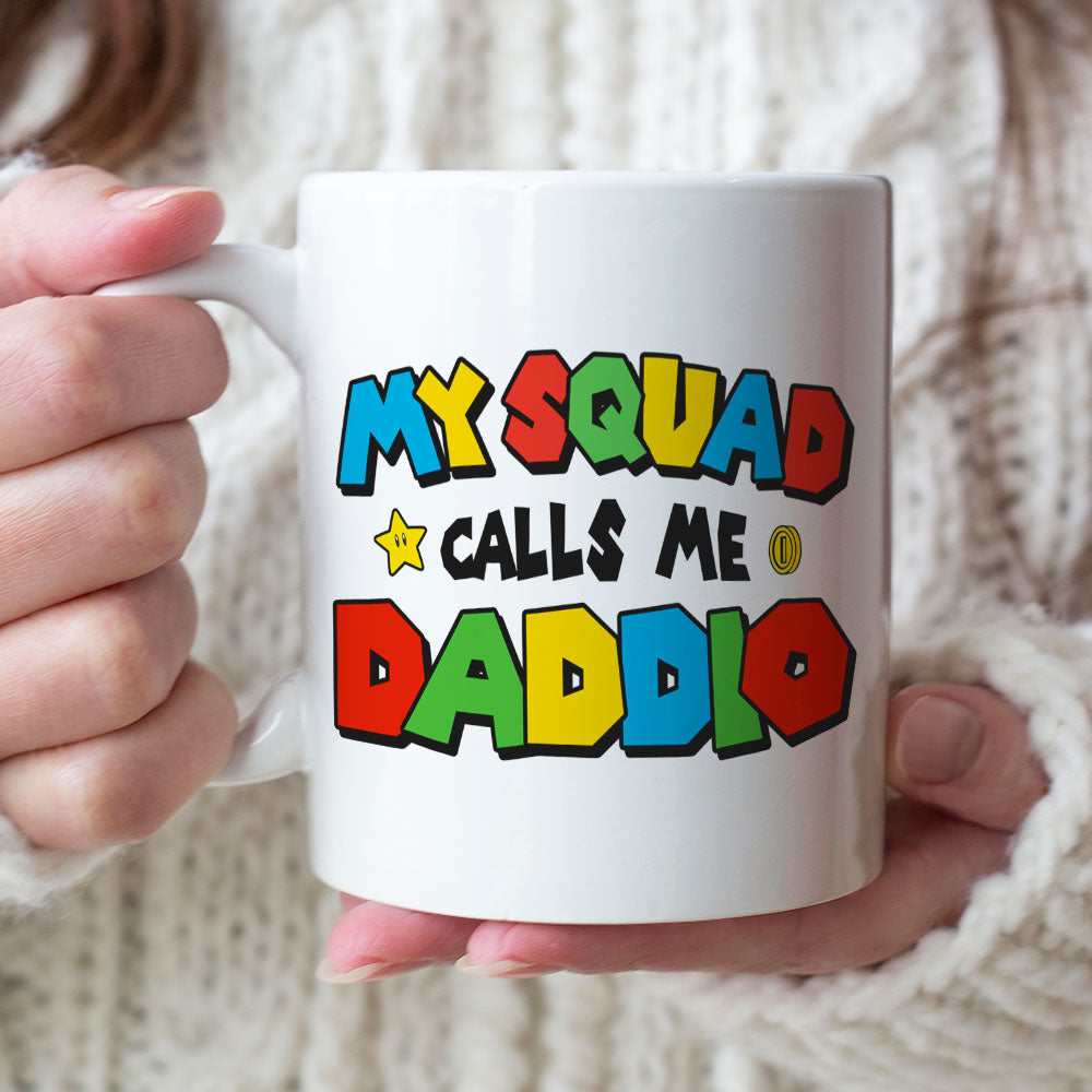 Dad Little Squad 04huti300523hh Personalized Coffee Mug