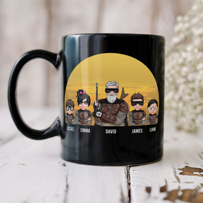I Am Your Farter Oops I Meant Father Personalized S.W. Black Mug Gift For Dad
