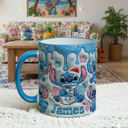 Sti With Alphabet - Personalized Accent Mug - Christmas Gift For Fan Movies HH01