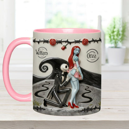 I Licked It So It's Mine - Personalized Accent Mug - Gift For Couple, Christmas, Valentine HH01