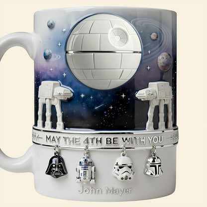 Stwa May The 4th Be With You - Personalized White Mug - Gift For Fan Movies HH01