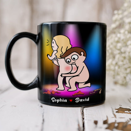 I Work To Support My Husband's 03DTDT130323HH Personalized Funny Couple Mug - Gift For Couple