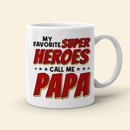 Call Me Papa 04ACDT170523TM Personalized Mug, Gift For Dad