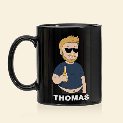 Best Dad Drinking Gift 07DTDT220423TM Personalized Black Mug