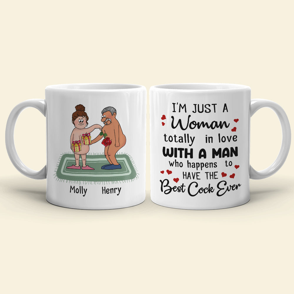Best B**bs Ever, Personalized Funny Old Couple Mug 02NTDT040323HN