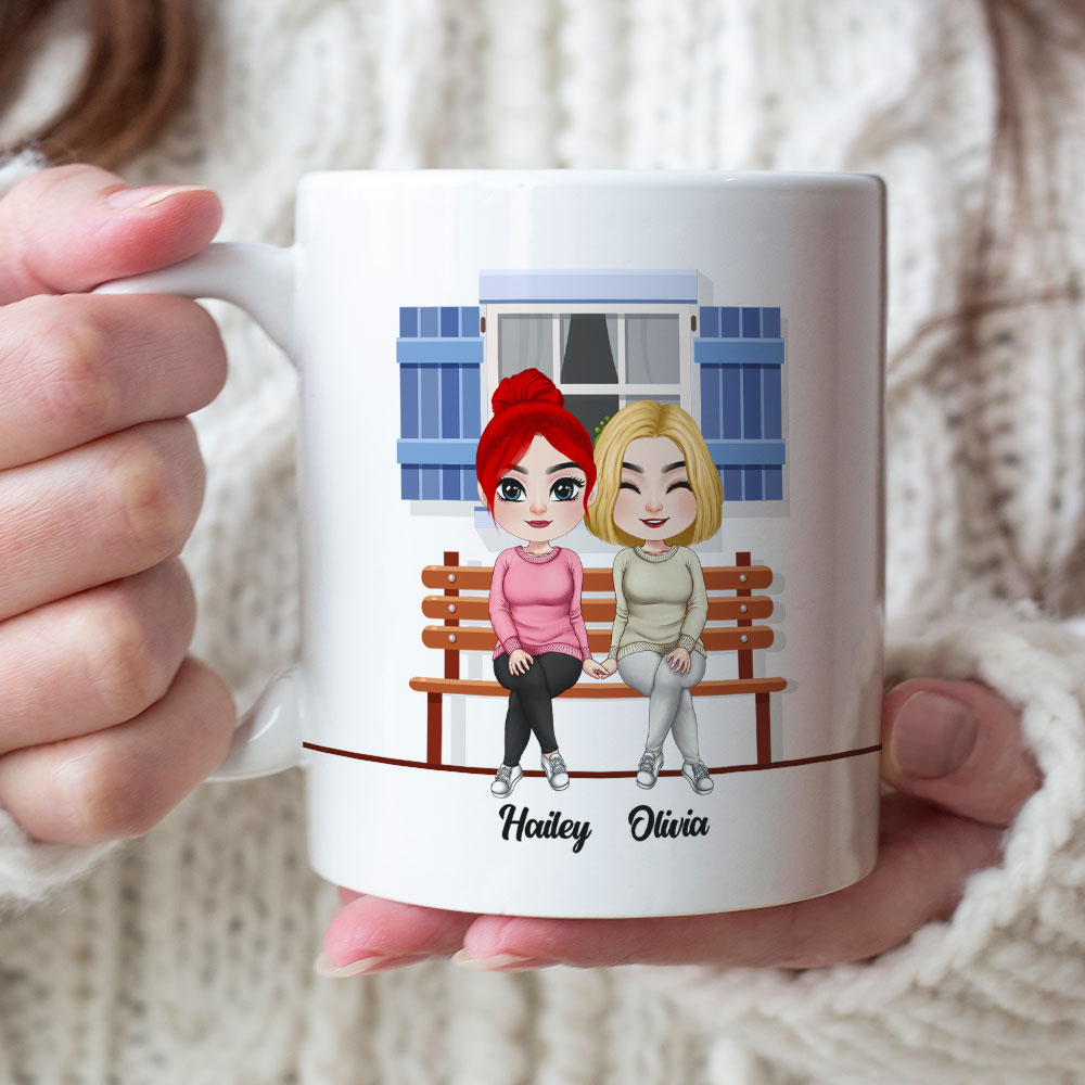 You Are The Sun To My Shine Personalized Friends Mug, Gift For Friends
