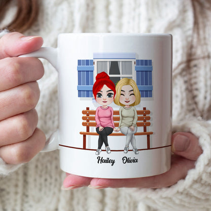 You Are The Sun To My Shine Personalized Friends Mug, Gift For Friends