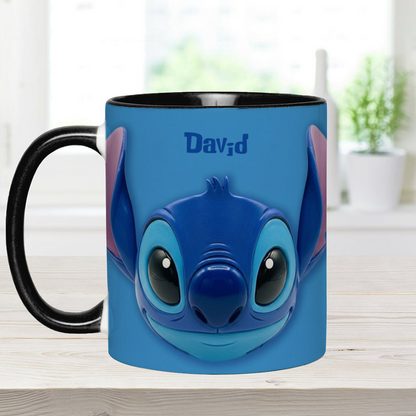 Sti Couple Ohana - Personalized Accent Mug NL122