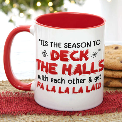 Tis The Season, Couple Gift, Personalized Mug, Funny Couple Mug, Christmas Gift