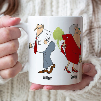 Your Farts Stink Personalized Couple Mug, Gift For Couple