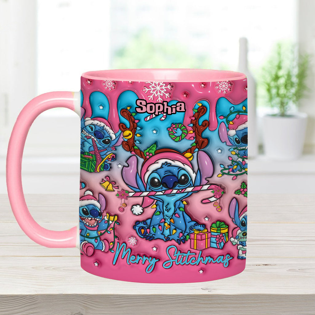 Sti Merry Stichmas (Ver 2) - Personalized Accent Mug - Christmas Gift For Fan Movies HH01