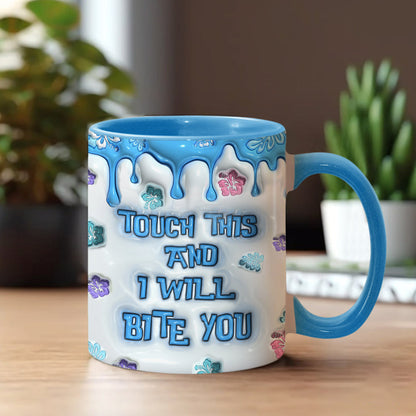 Sti Touch This And I Will Bite You - Personalized Accent Mug - Gift For Fan Movies HH01