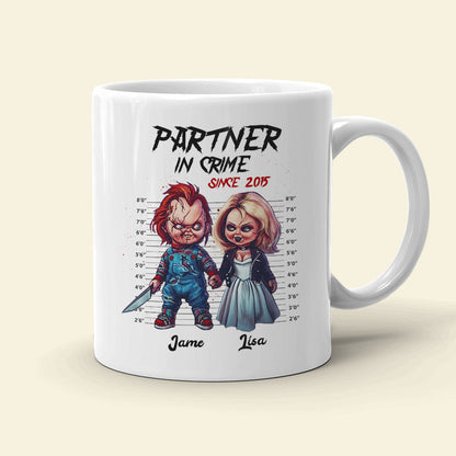 Partner in Crime, Till Murder Couple Do Us Part, Personalized Mug, Couple Gift