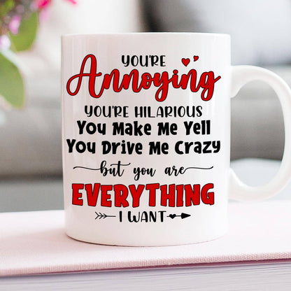 Couple, You Are Everything I Want, Personalized Mug, Gift For Couple