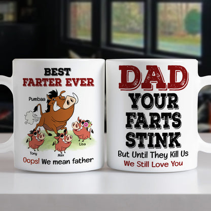 Dad Your Farts Stink Personalized Coffee Mug 05DNTI060623