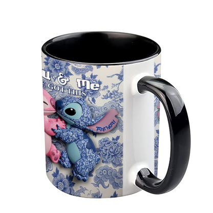 Sti You And Me We Got This - Personalized Accent Mug - Gift For Couples, Movie Fans NL122