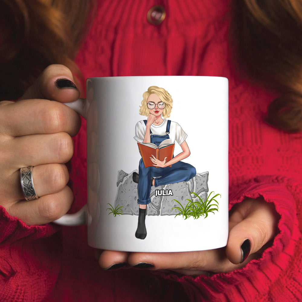 Book Hangover The Struggle To Return To Everyone Life Personalized Mug, Gift For Book Lovers