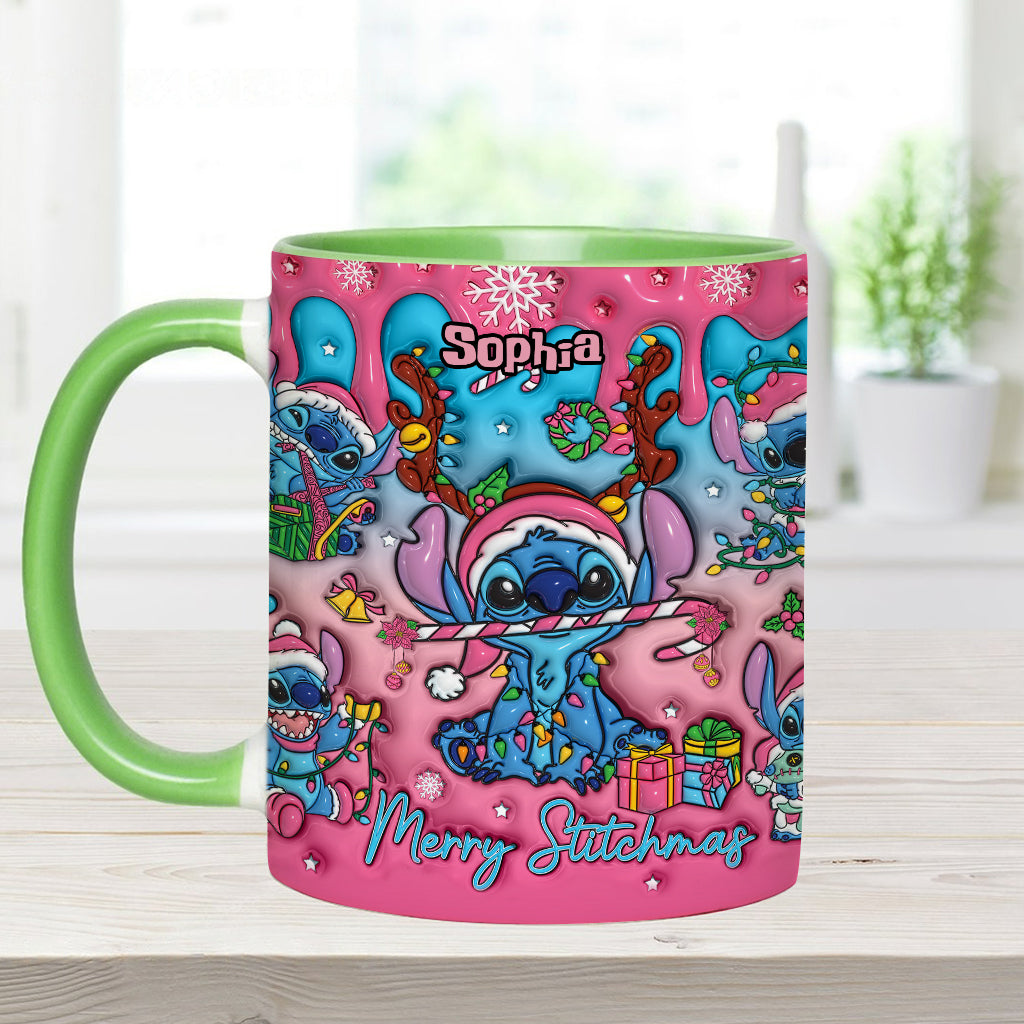 Sti Merry Stichmas (Ver 2) - Personalized Accent Mug - Christmas Gift For Fan Movies HH01