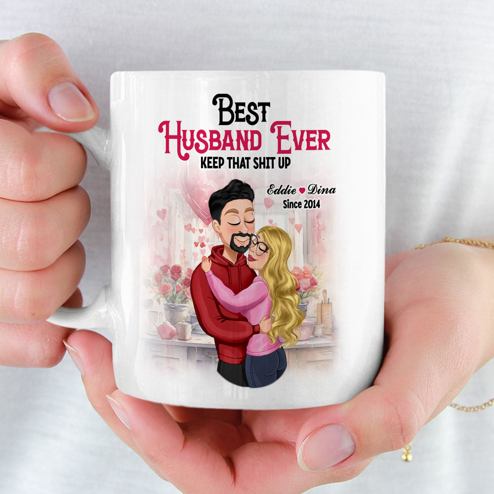 Best Husband Ever, Personalized Coffee Mug, Romantic Gift For Husband