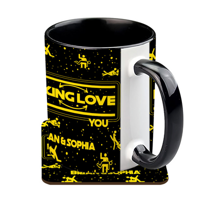 I F*cking Love You - Personalized Accent Mug - Gift For Couples NL122