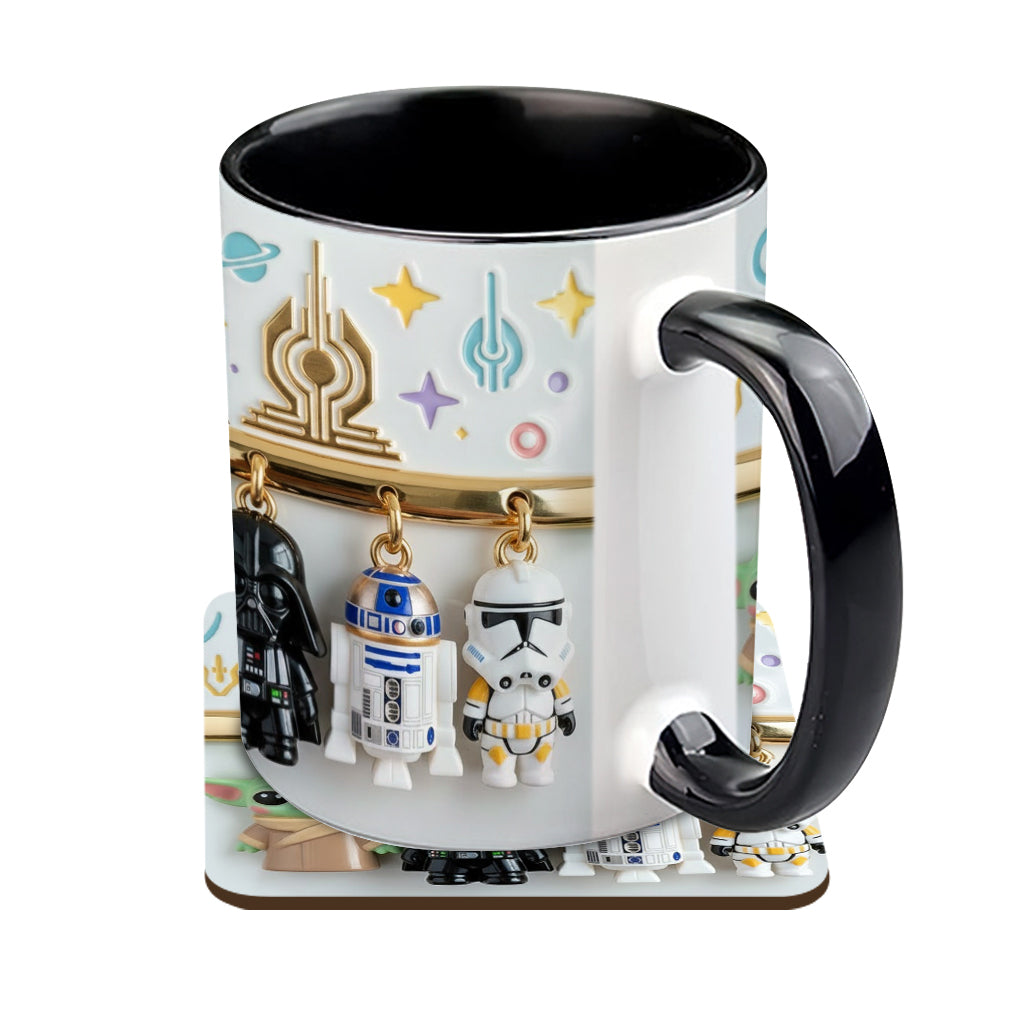 Stwa Galaxy Star Characters - Personalized Accent Mug - Gift For Movie Fans NL122