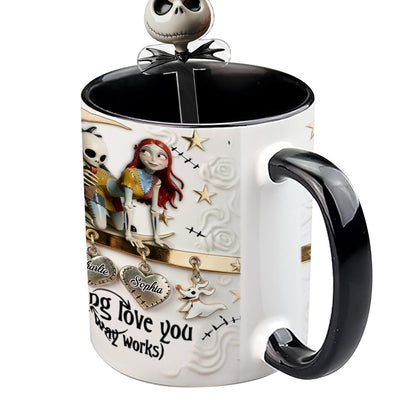 Spooky I F*cking Love You - Personalized Accent Mug - Gift For Couple, Fan Movies, Christmas, Valentine HH01