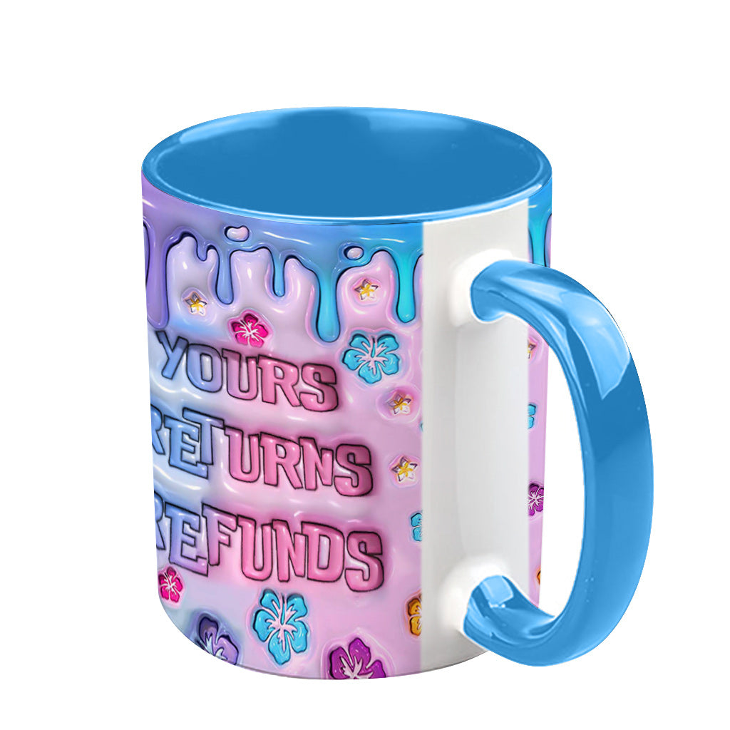 Sti I'm Yours No Returns Or Refunds (Ver 2) - Personalized Accent Mug - Gift For Couple, Christmas HH01
