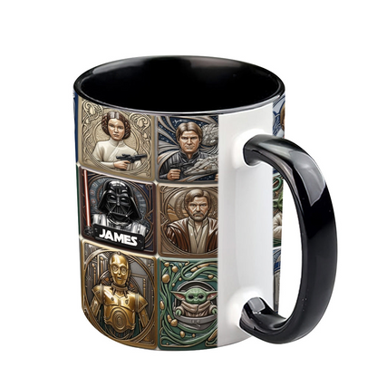 Stwa May The Force Be With You - Personalized Accent Mug - Gift For Movie Fans NL122