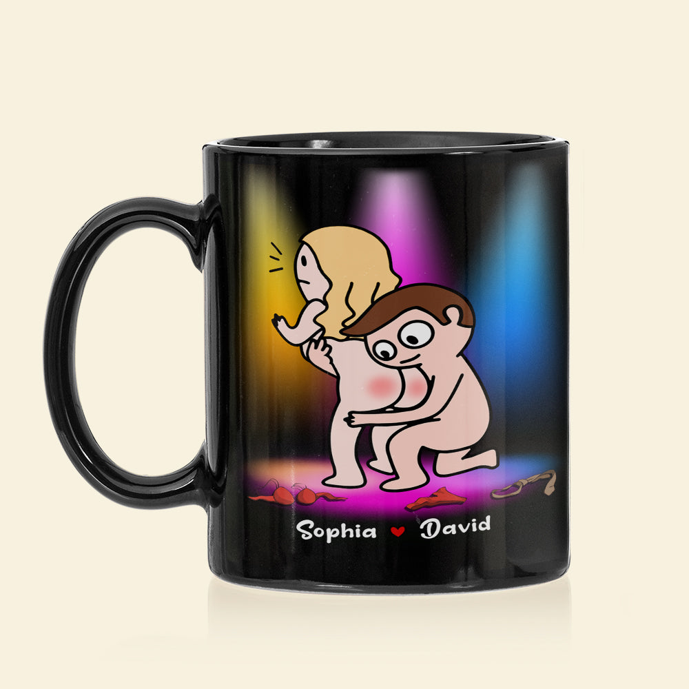 I Work To Support My Husband's 03DTDT130323HH Personalized Funny Couple Mug - Gift For Couple