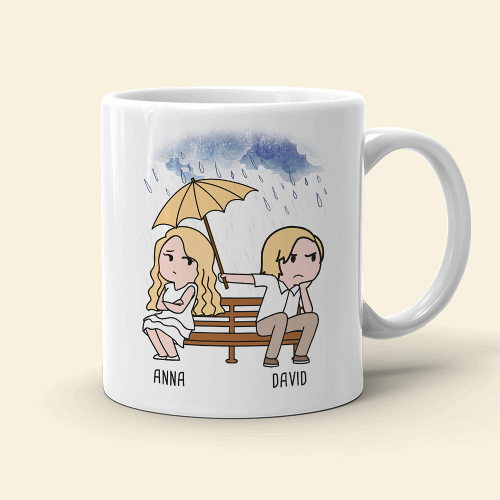 I Love You More The End I Win, Personalized Couple Mug, Wine Tumbler, Accent Mug