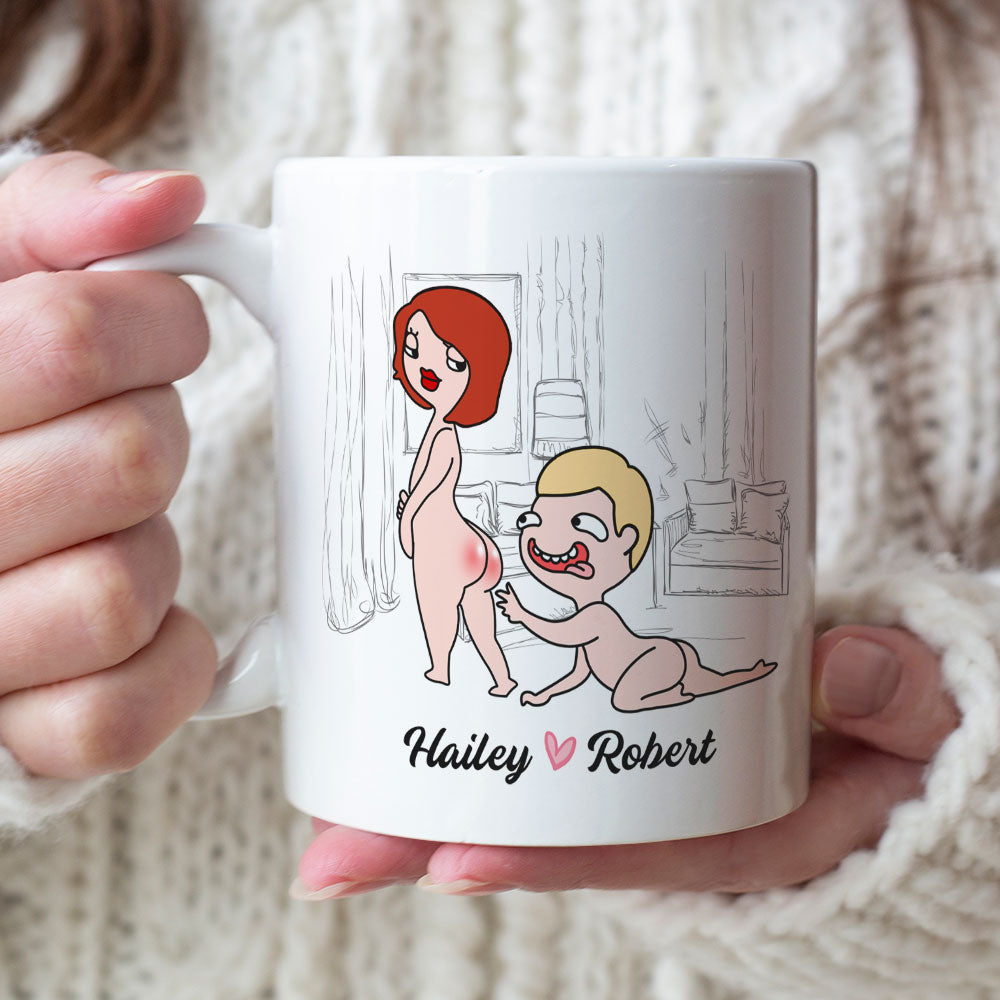 My Wife Is Hotter Than My Coffee - Personalized Couple Mug - Gift For Couple