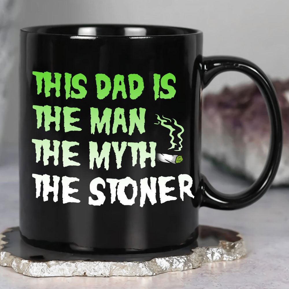Dopest Dad Ever Personalized Coffee Mug, Black Mug BLM-02dnti050623