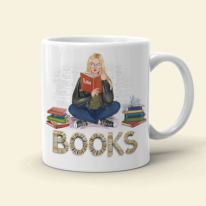 That's What I Do I Read Books Personalized Book Mug Gift For Book Lovers