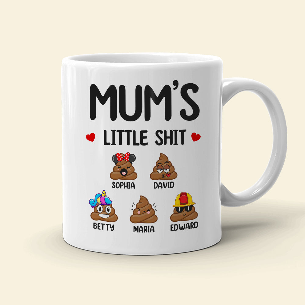 Family Funny Kids, Mom And Children White Mug 02DTDT100323