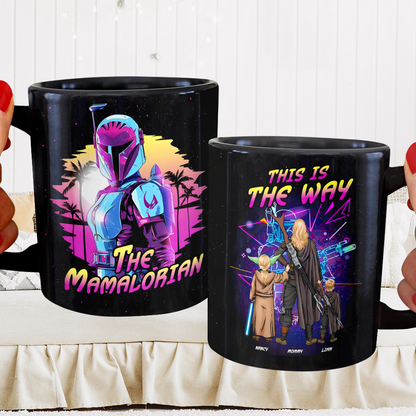 The Mamalorian This Is The Way - Personalized Ceramic Mug - Gift For Mom, Grandma | CL08.Ver3 HN02