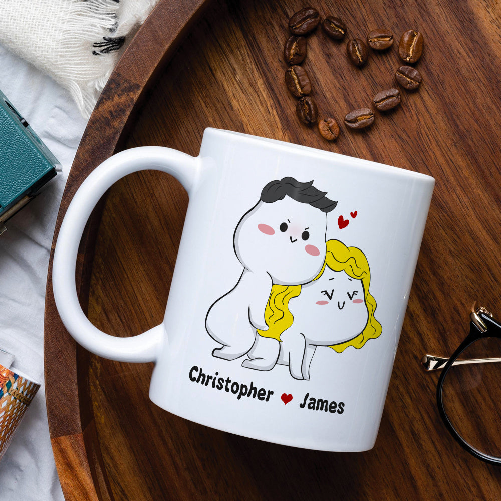 When It Comes To Doggy Style I Am Behind You 100% Personalized Mug, Funny Gift For Couple