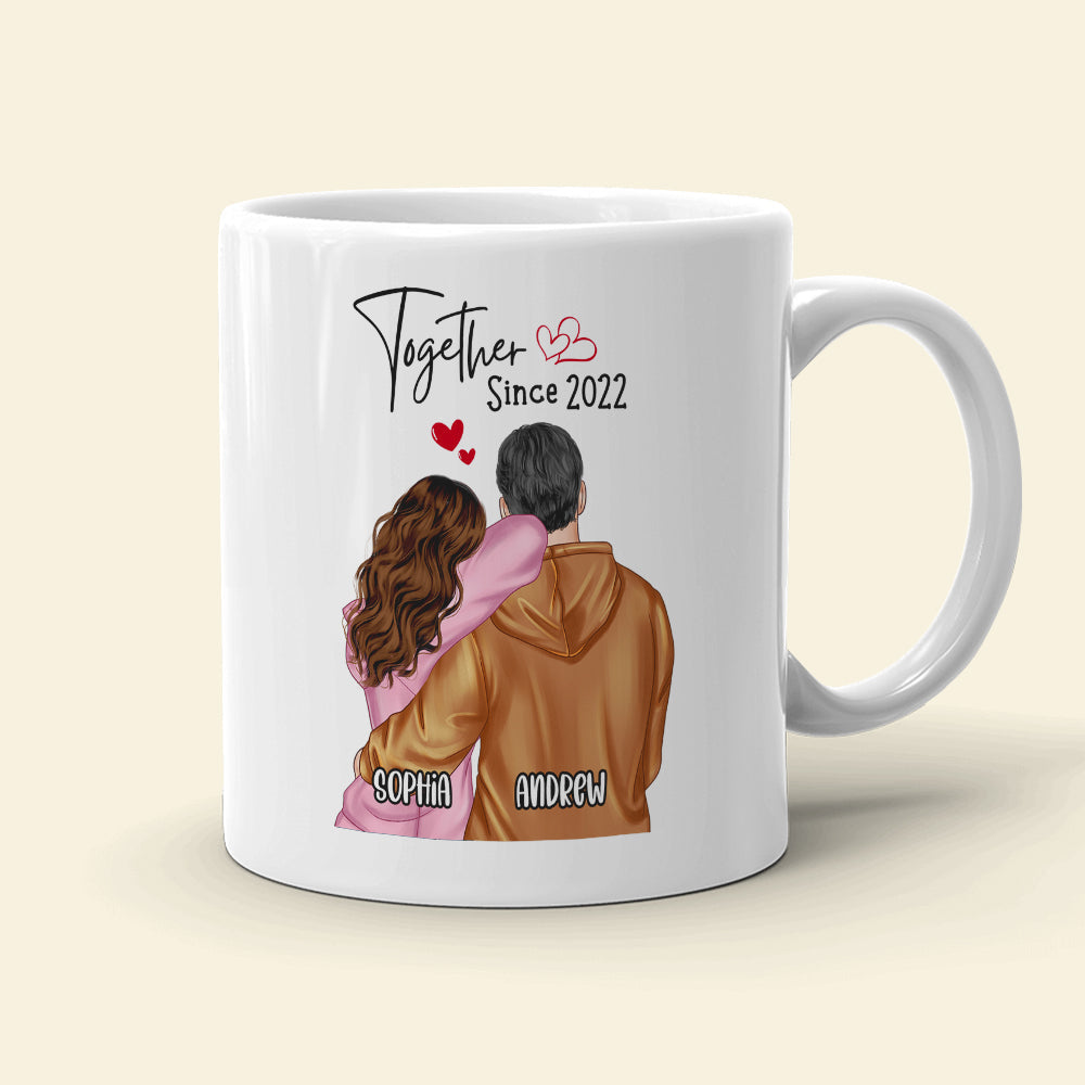 You Are My Person Personalized White Mug, Couple Gift