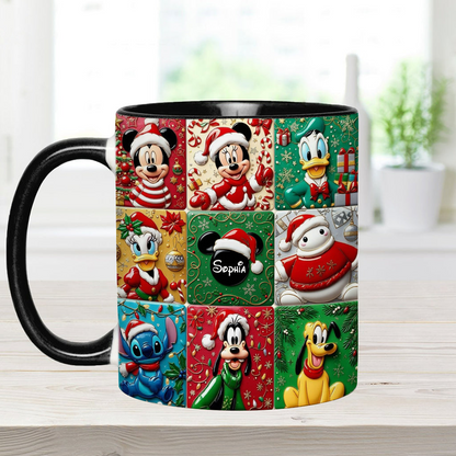 MkMo Magic Mouse In Christmas - Personalized Accent Mug - Gift For Fan Movies HH01