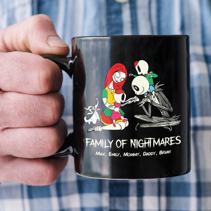 Horror Family Gift Parents And Children 02QHDT150423 Personalized Black Mug